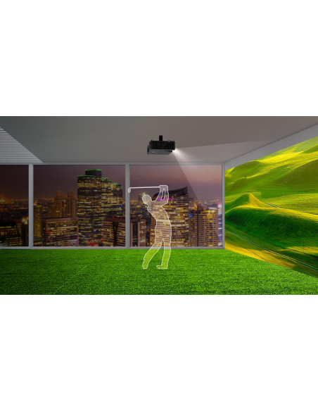 Proyector Optoma ZU607TST  WUXGA láser profesional de corto alcance con 6000 lúmenes HDR, modos Gaming y Golf