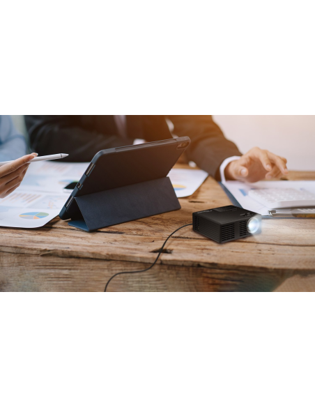 Proyector Optoma ML750i Wxga, LED, Proyección potente en la palma de tu mano