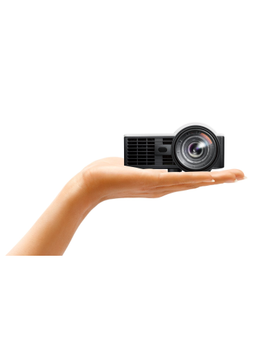 Proyector Optoma ML1050STi, LED ultracompacto de corta distancia, gran pantalla en la palma de tu mano