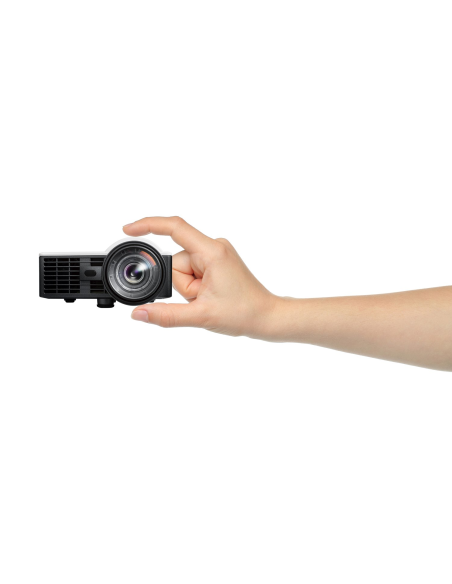 Proyector Optoma ML1050STi, LED ultracompacto de corta distancia, gran pantalla en la palma de tu mano