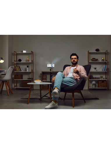 Proyector Optoma ML1080 triple láser RGB, FULL HD, ultraportátil y respetuoso con el medio ambiente