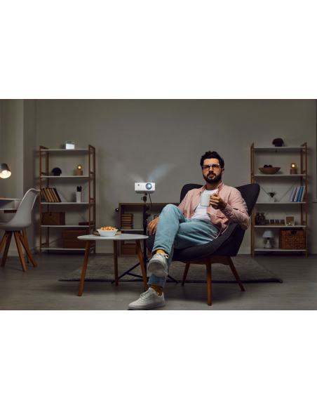 Proyector Optoma ML1080 triple láser RGB, FULL HD, ultraportátil y respetuoso con el medio ambiente