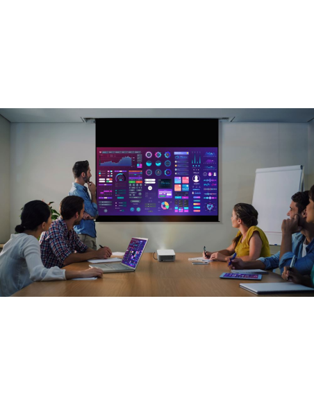 Proyector Optoma ML1080 triple láser RGB, FULL HD, ultraportátil y respetuoso con el medio ambiente