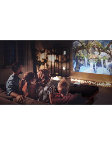 Proyector Optoma ML1080ST, lente corta,  triple láser RGB ultraportátil, gran pantalla en la palma de tú mano