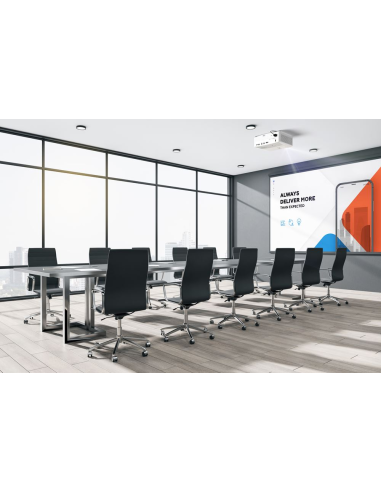 Proyector Optoma 4K400STx: True 4K UHD (8.3M píxeles), 4000 lúmenes, tiro corto 100" en 1m. HDR10/HLG, dual HDMI, RS232. Distrib