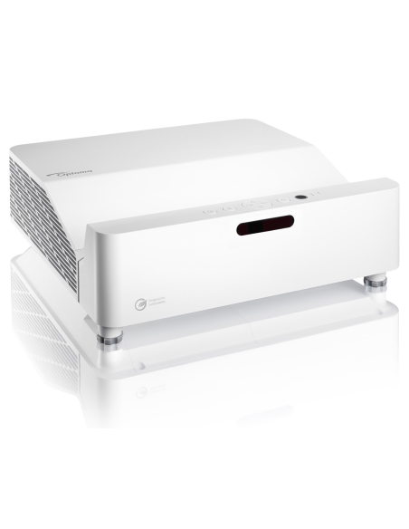 Proyector Optoma ZH430UST láser compacto de ultracorta distancia eco-friendly, con 4000 Lúmenes