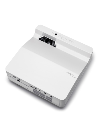 Proyector Optoma ZH430UST láser compacto de ultracorta distancia eco-friendly, con 4000 Lúmenes