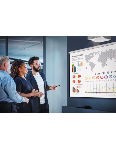 Proyector Optoma ZK430ST láser 4K UHD. compacto y ecológico con 3700 Lúmenes de alto brillo