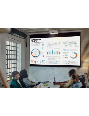 Proyector Optoma ZK430ST láser 4K UHD. compacto y ecológico con 3700 Lúmenes de alto brillo