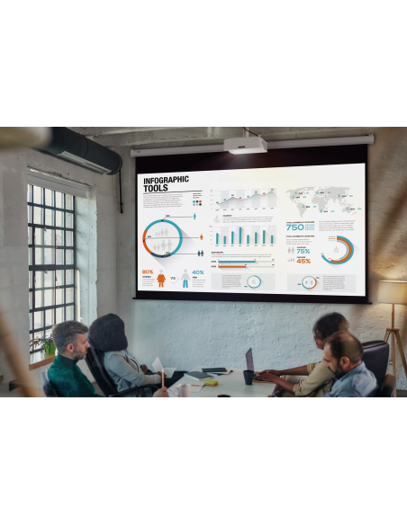 Proyector Optoma ZK430ST láser 4K UHD. compacto y ecológico con 3700 Lúmenes de alto brillo