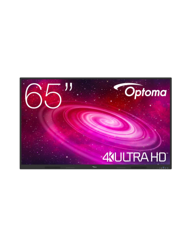 Pantalla plana interactiva Optoma 1651RK 4k Creative Touch Serie 1 de 65 pulgadas