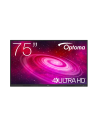 Pantalla plana interactiva Optoma 1751RK 4k Creative Touch Serie 1 de 75 pulgadas
