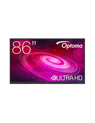 Pantalla plana interactiva Optoma 1861RK 4k Creative Touch Serie 1 de 86 pulgadas