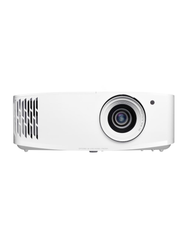 Proyector Optoma UHD38x 4K UHD, 240 Hz y 4,2 ms, para cine y juegos en pantalla grande.