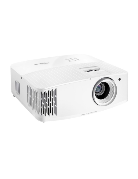 Proyector Optoma UHD38x 4K UHD, 240 Hz y 4,2 ms, para cine y juegos en pantalla grande.