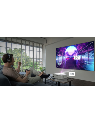 Proyector Optoma UHD35STx de lente corta 4K UHD de Gaming y Home Entertaiment