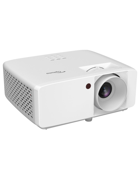 Proyector láser Optoma HZ40HDR Full HD, 4000 lúmenes, compacto y eficiente.