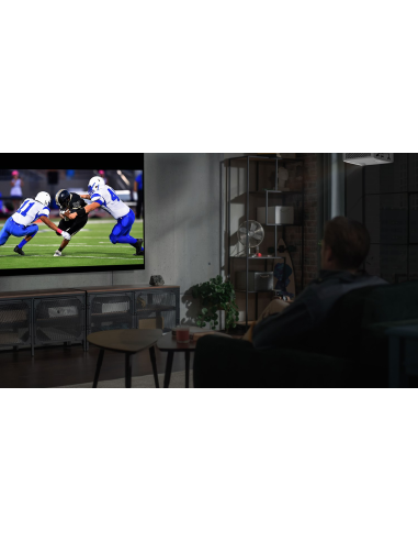 Proyector láser Optoma HZ40HDR Full HD, 4000 lúmenes, compacto y eficiente.