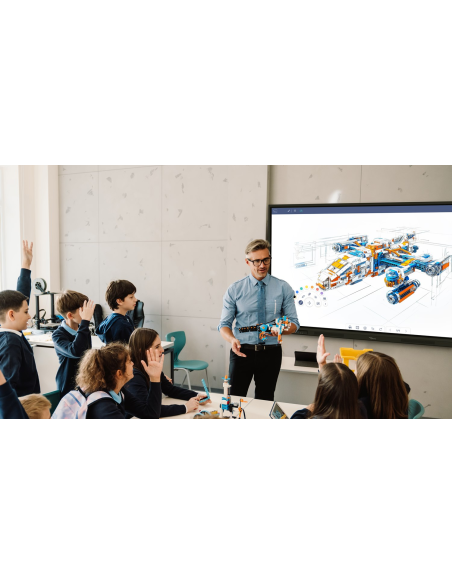 Pantalla plana interactiva Optoma 3753RK 4k Creative Touch Serie 3 de 75 pulgadas