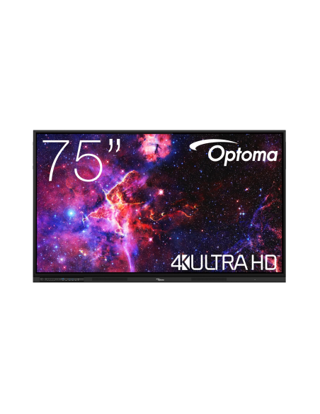 Pantalla plana interactiva Optoma 3753RK 4k Creative Touch Serie 3 de 75 pulgadas