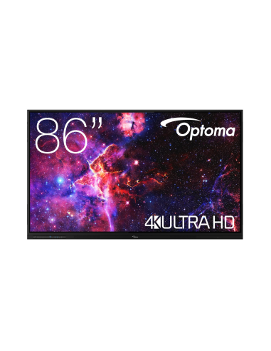 Pantalla plana interactiva Optoma 3863RK 4k Creative Touch Serie 3 de 86 pulgadas