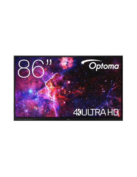 Pantalla plana interactiva Optoma 3863RK 4k Creative Touch Serie 3 de 86 pulgadas