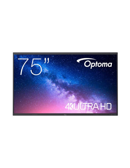 Pantalla plana interactiva Optoma 5753RK 4k Creative Touch Serie 5 de 75 pulgadas