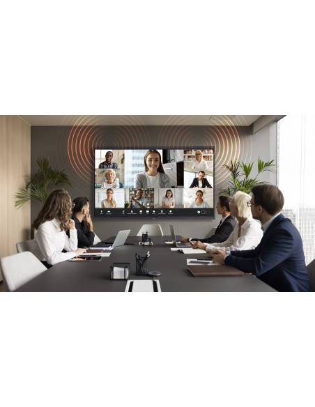 Pantalla plana interactiva Optoma 5863RK 4k Creative Touch Serie 5 de 86 pulgadas