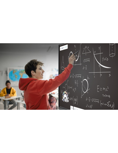 Pantalla plana interactiva Optoma 5863RK 4k Creative Touch Serie 5 de 86 pulgadas