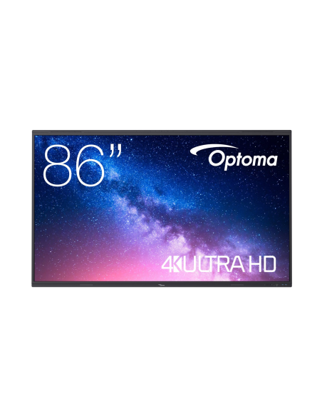 Pantalla plana interactiva Optoma 5863RK 4k Creative Touch Serie 5 de 86 pulgadas