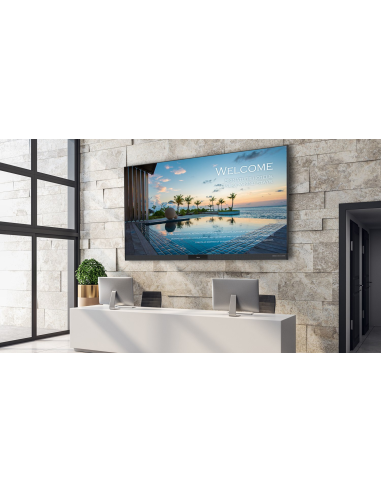 Pantalla LED Optoma ProScene FHDC135 AiO de 135" para salas premium.