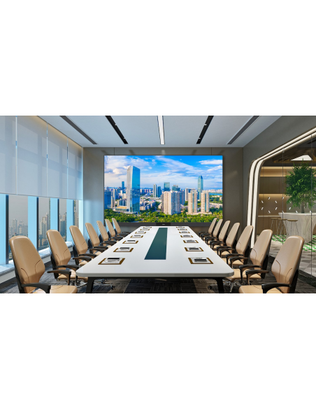 Pantalla LED Optoma ProScene FHDC135 AiO de 135" para salas premium.