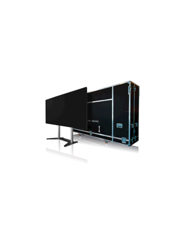 Flightcase de transporte Optoma QUADShow  todo en uno, Elevación vertical motorizada