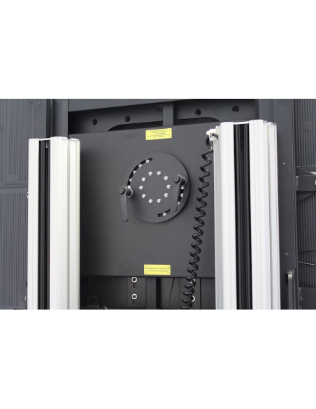 Flightcase de transporte Optoma QUADShow  todo en uno, Elevación vertical motorizada