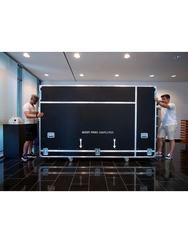 Flightcase de transporte Optoma QUADShow  todo en uno, Elevación vertical motorizada