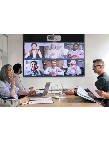 Proyector Optoma ZW350 Eco láser WXGA de 4000 lúmenes, compacto y sin mantenimiento