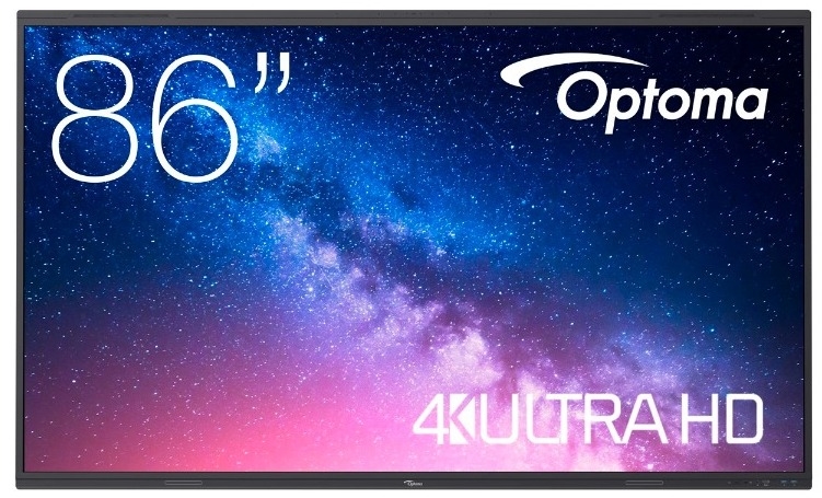 Panel profesional 4k interactivo Optoma 5863RK de 86"